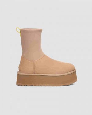 UGG Classic Dipper Ženske Cizme Smeđe | HRP8694J