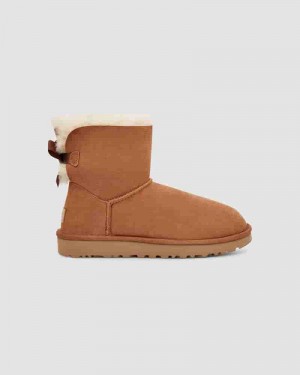 UGG Mini Bailey Bow II Boot Dječje Cizme Smeđe | HRK8563O