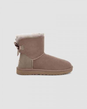 UGG Mini Bailey Bow II Ženske Cizme Kaki Boja | HRP8727J