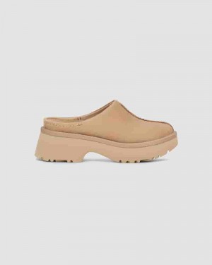 UGG New Heights Clog Ženske Tenisice Smeđe | HRX8508Y