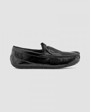 UGG X Telfar Loafer Crinkle Muške Papuce Crne | HRA8591H