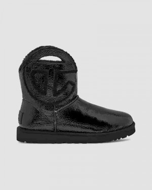 UGG X Telfar Logo Mini Crinkle Muške Cizme Crne | HRJ8616P