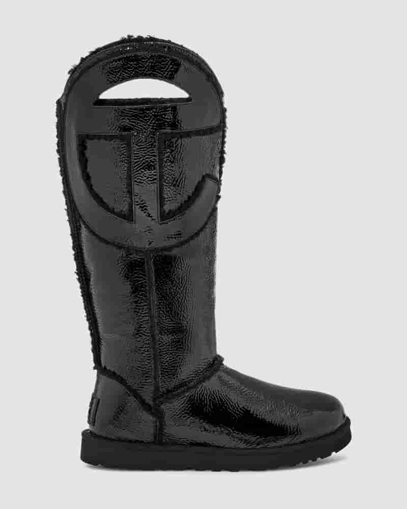 UGG All Gender X TELFAR Logo Tall Muške Cizme Crne | HRV8610R