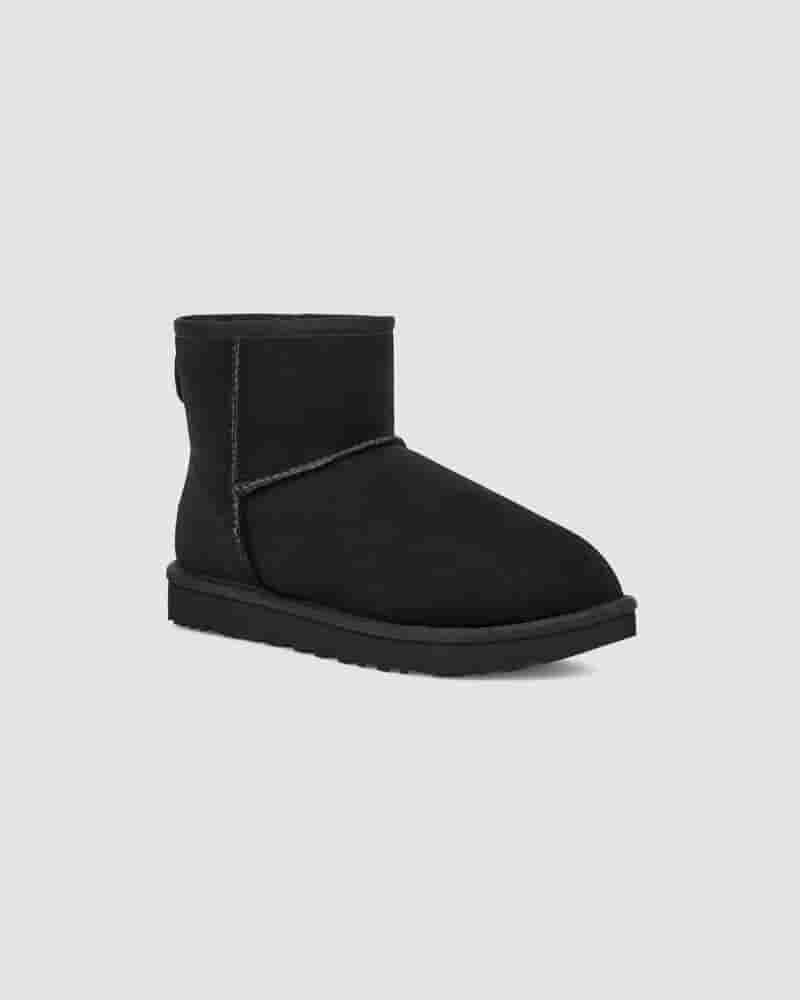 UGG Classic Mini II Ženske Cizme Crne | HRV8707R