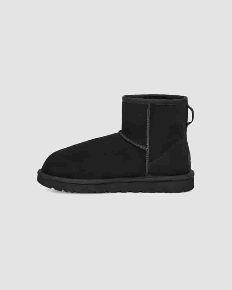 UGG Classic Mini II Ženske Cizme Crne | HRV8707R