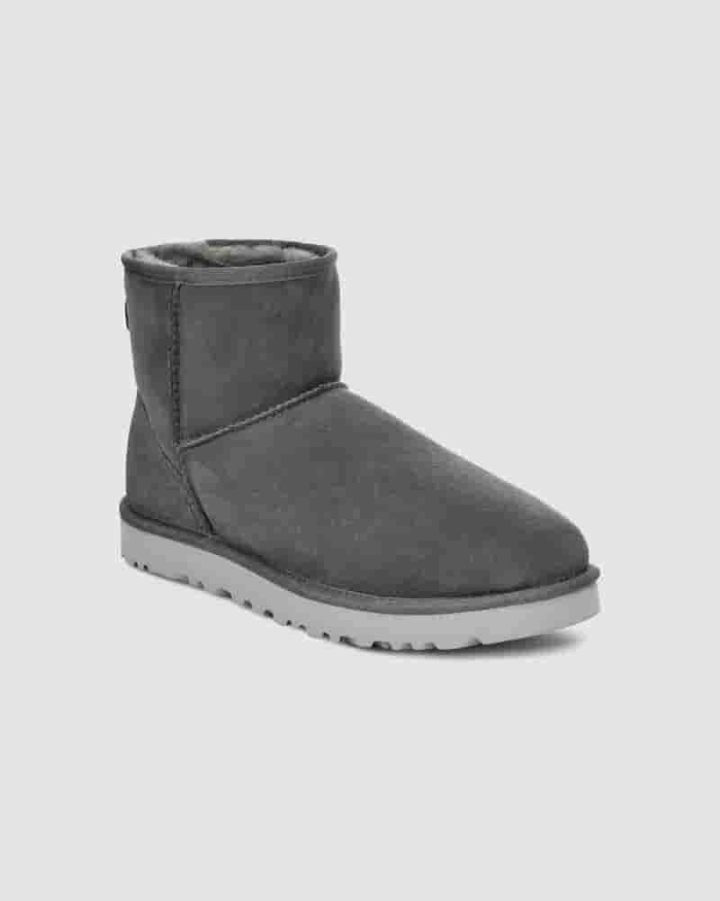 UGG Classic Mini Muške Cizme Tamno Sive | HRS8621G