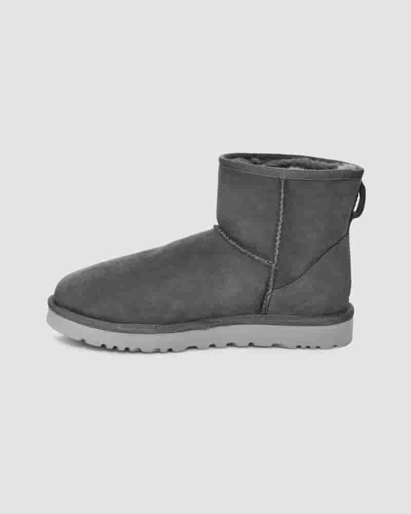 UGG Classic Mini Muške Cizme Tamno Sive | HRS8621G