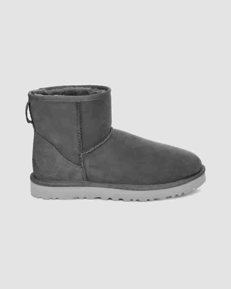 UGG Classic Mini Muške Cizme Tamno Sive | HRS8621G