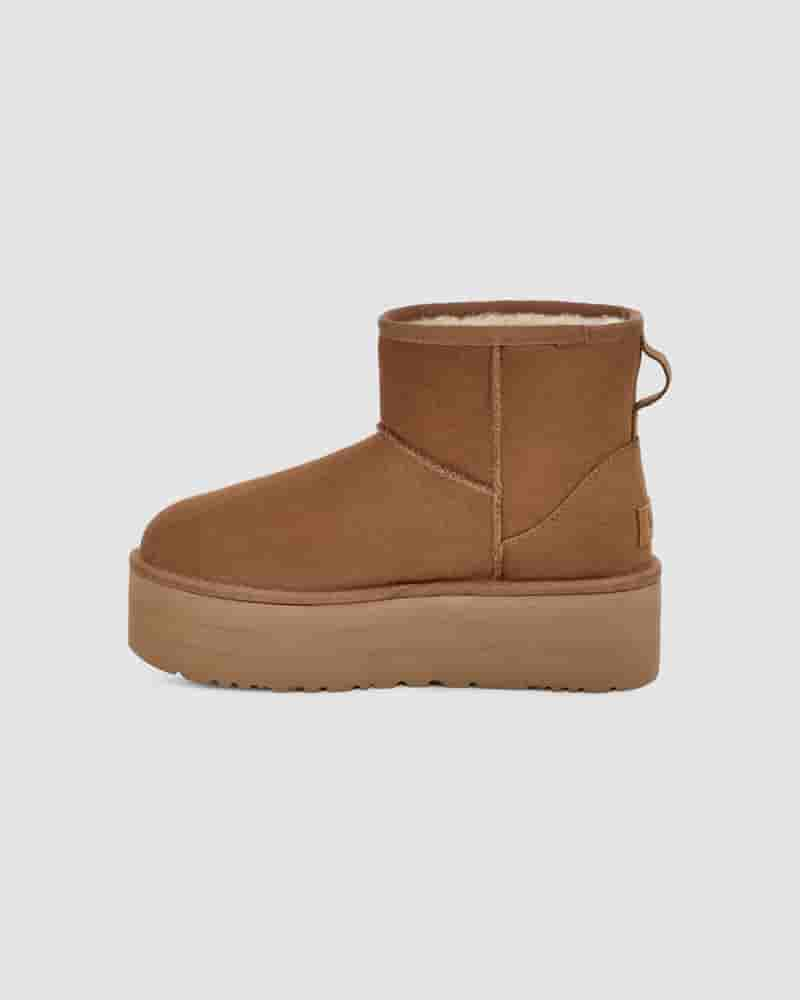 UGG Classic Mini Platform Dječje Cizme Kafe | HRG8543S