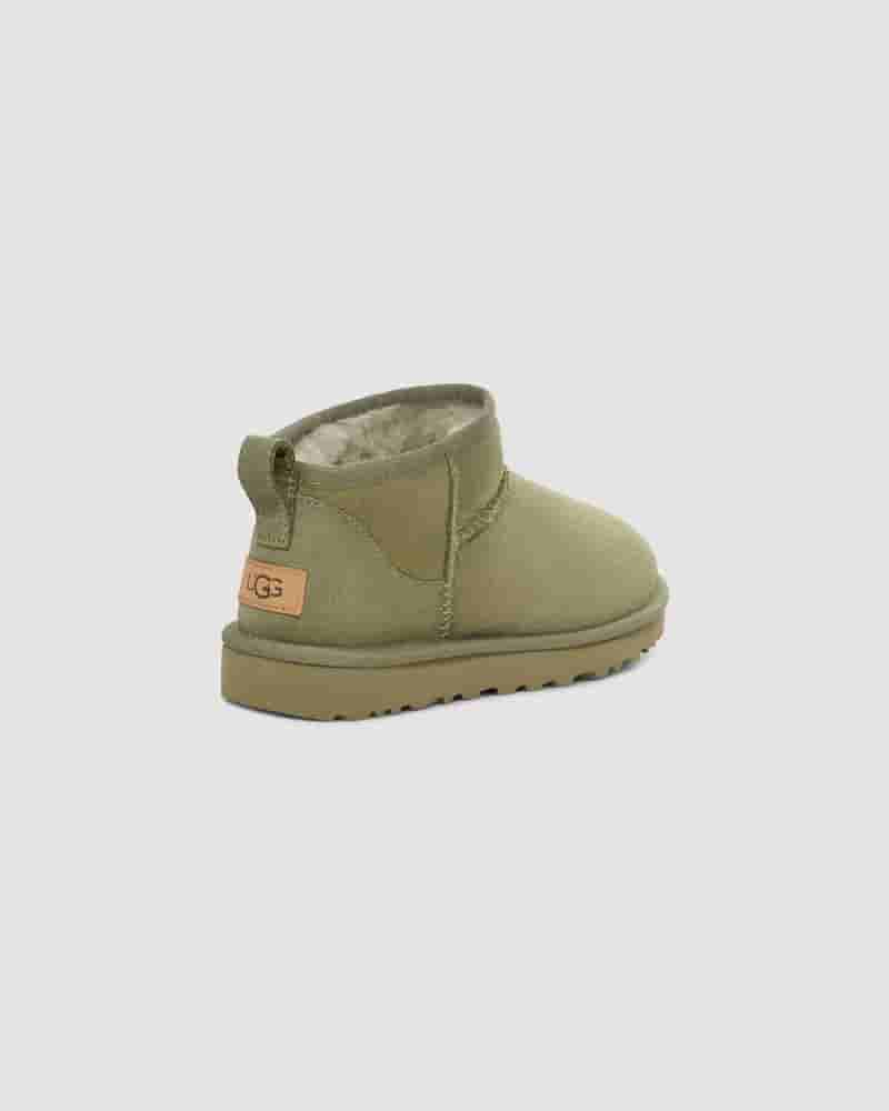 UGG Classic Ultra Mini Dječje Cizme Maslinasto Zelene | HRK8546O