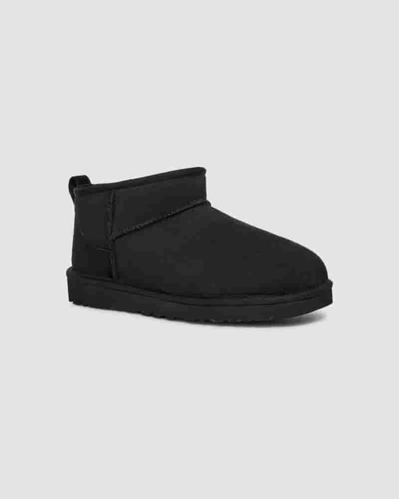 UGG Classic Ultra Mini Muške Cizme Crne | HRM8606Q