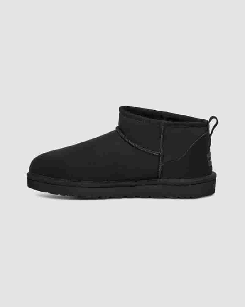 UGG Classic Ultra Mini Muške Cizme Crne | HRM8606Q