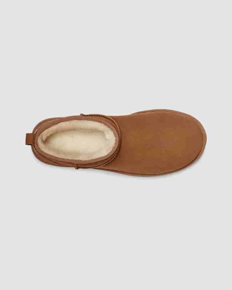 UGG Classic Ultra Mini Muške Cizme Smeđe | HRN8605W