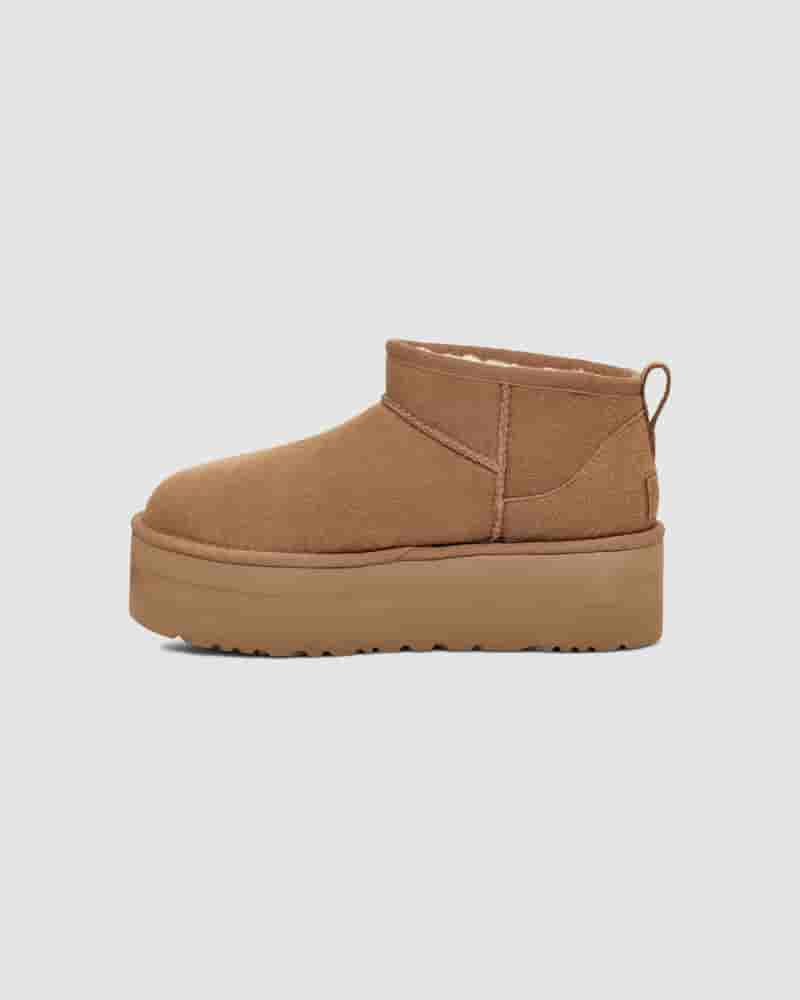 UGG Classic Ultra Mini Platform Dječje Cizme Kafe | HRA8539H