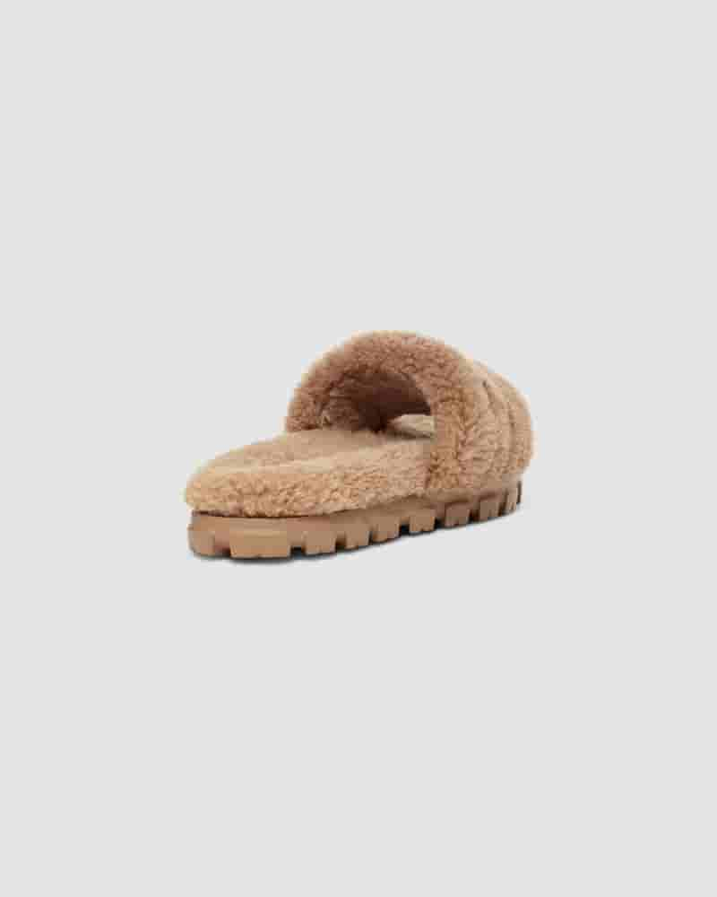 UGG Cozetta Curly Ženske Papuce Smeđe | HRO8641K