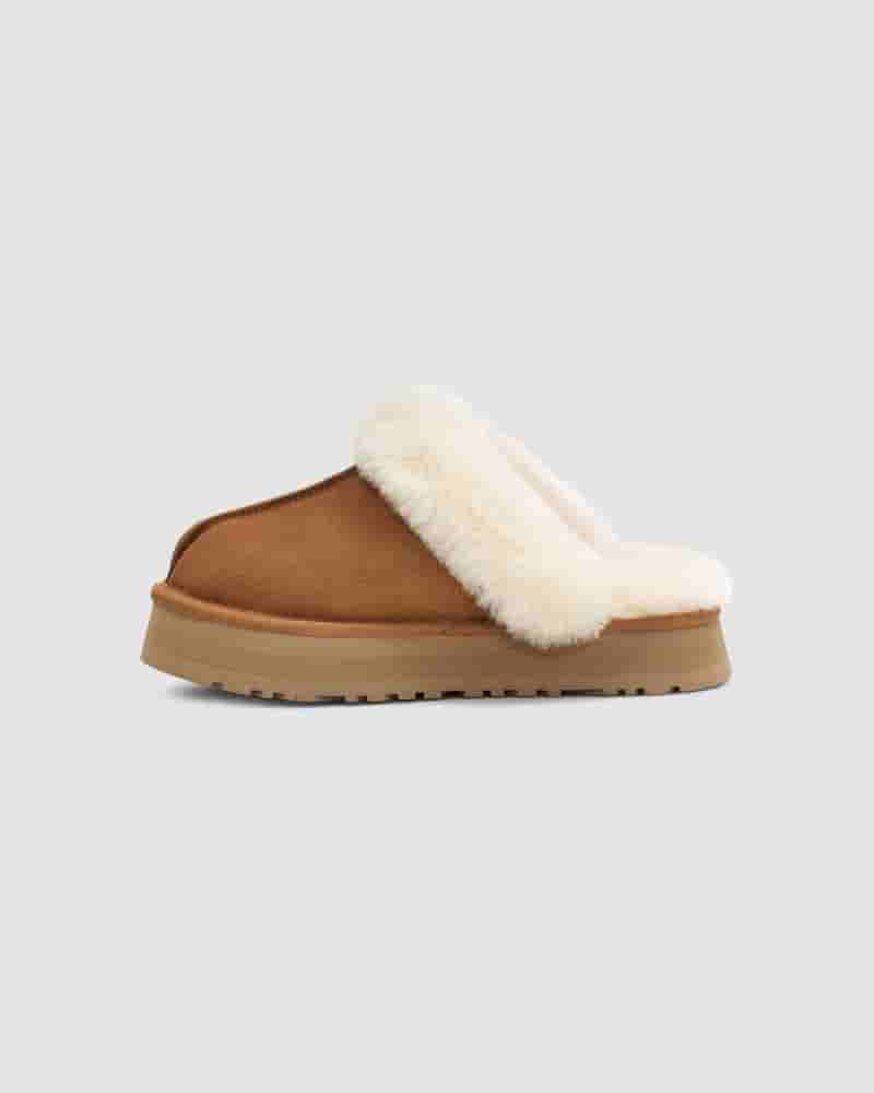 UGG Disquette Dječje Papuce Kafe | HRQ8529M