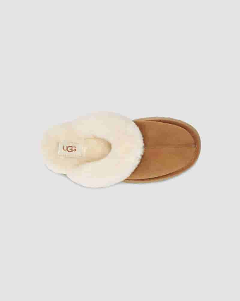 UGG Disquette Dječje Papuce Kafe | HRQ8529M