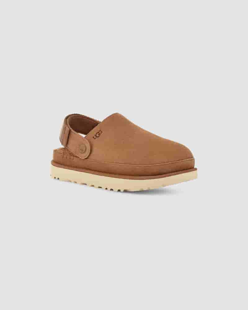 UGG Goldenstar Clog Ženske Sandale Kafe | HRQ8685M