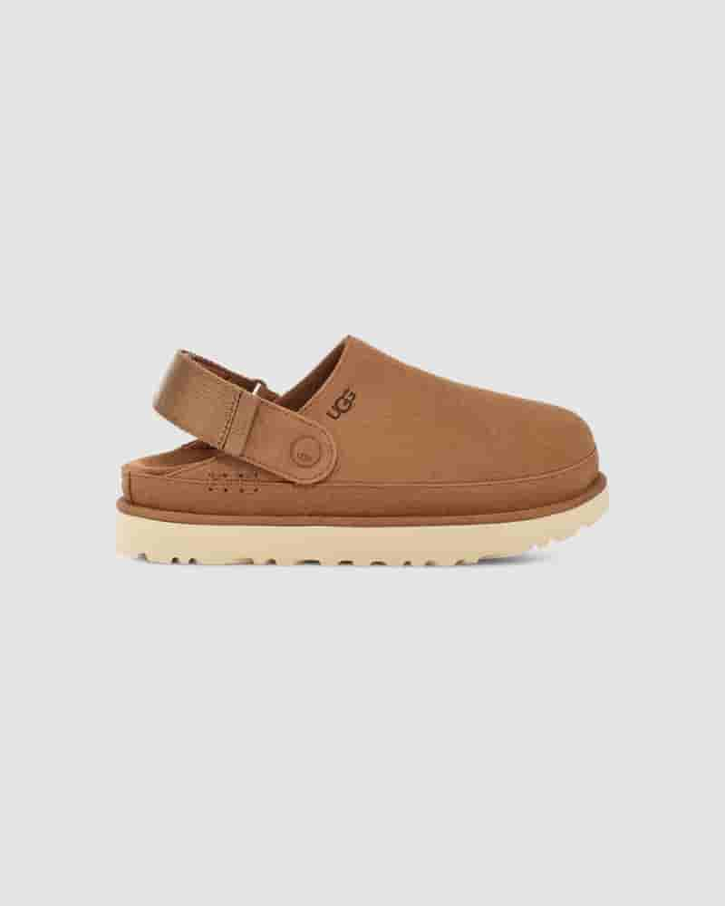 UGG Goldenstar Clog Ženske Sandale Kafe | HRQ8685M