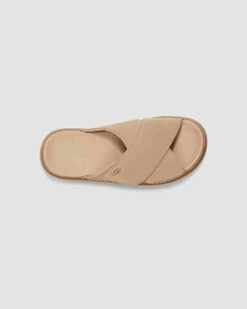 UGG Goldenstar Cross Slide Ženske Sandale Smeđe | HRR8688V