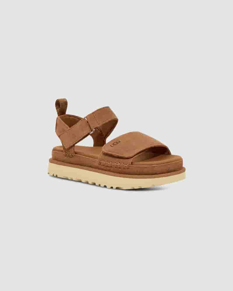 UGG Goldenstar Ženske Sandale Kafe | HRQ8684M