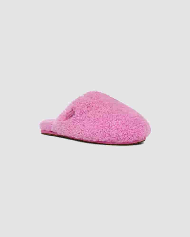 UGG Maxi Curly Slide Dječje Papuce Roze | HRP8538J