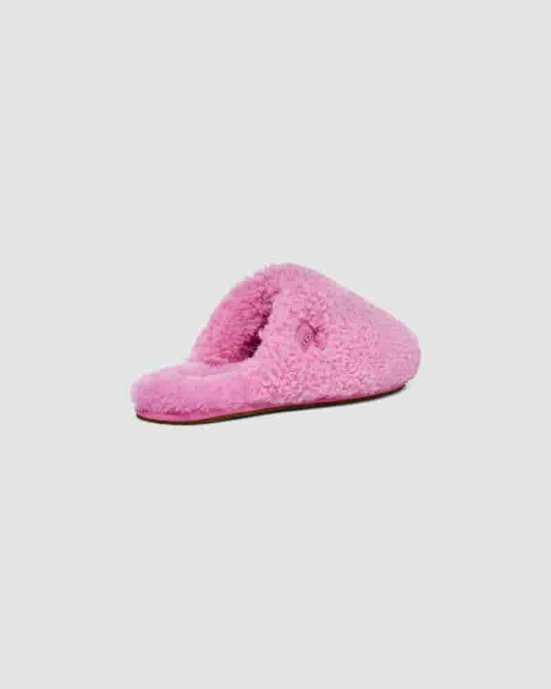 UGG Maxi Curly Slide Ženske Papuce Roze | HRH8648A