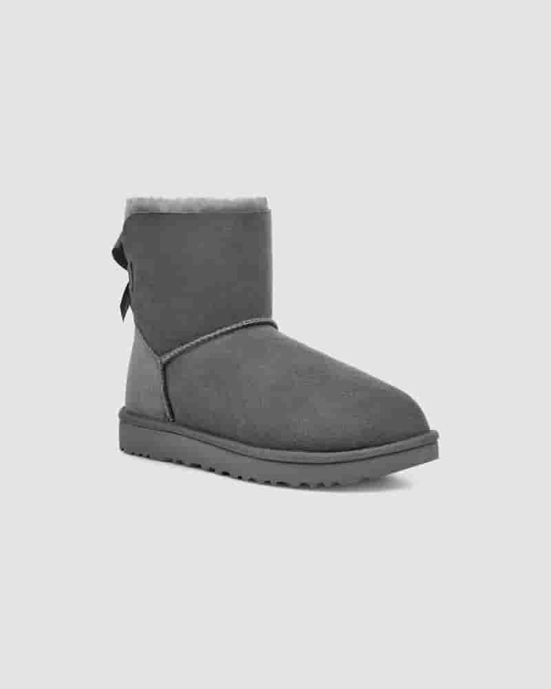 UGG Mini Bailey Bow II Boot Dječje Cizme Sive | HRH8565A