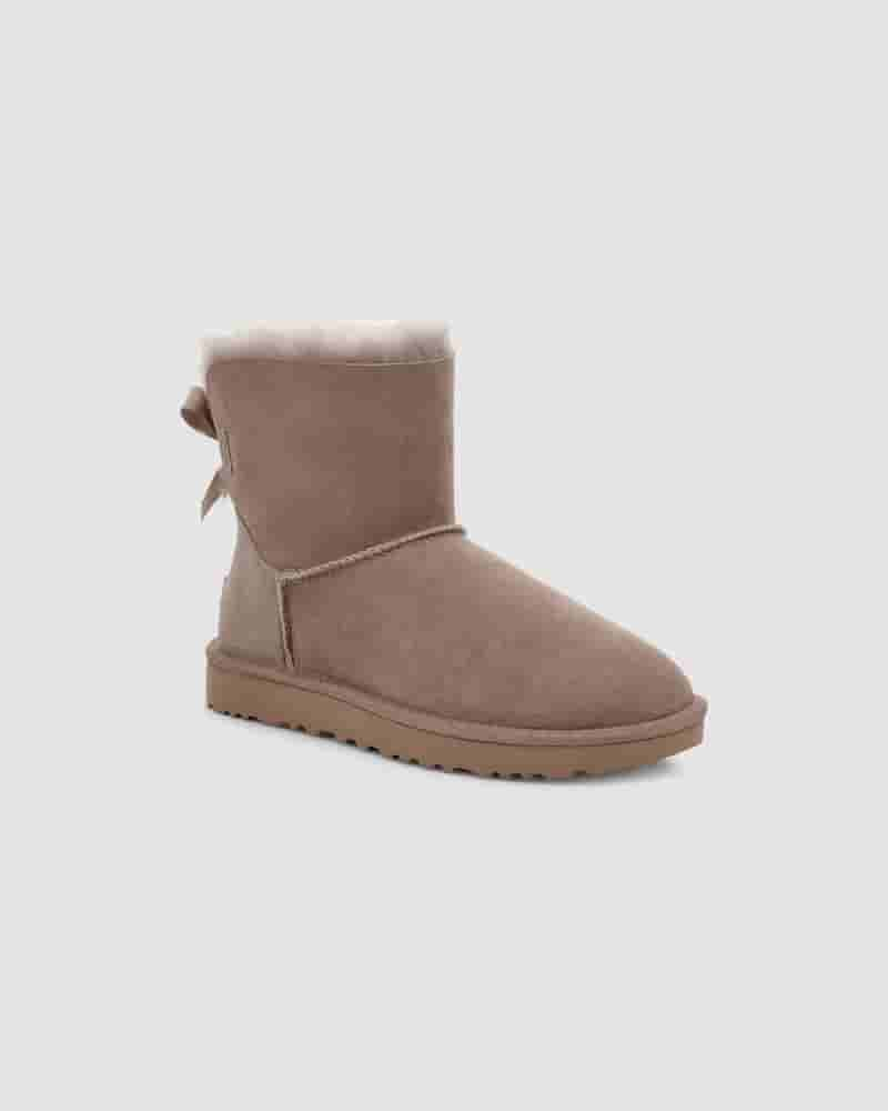 UGG Mini Bailey Bow II Ženske Cizme Kaki Boja | HRP8727J