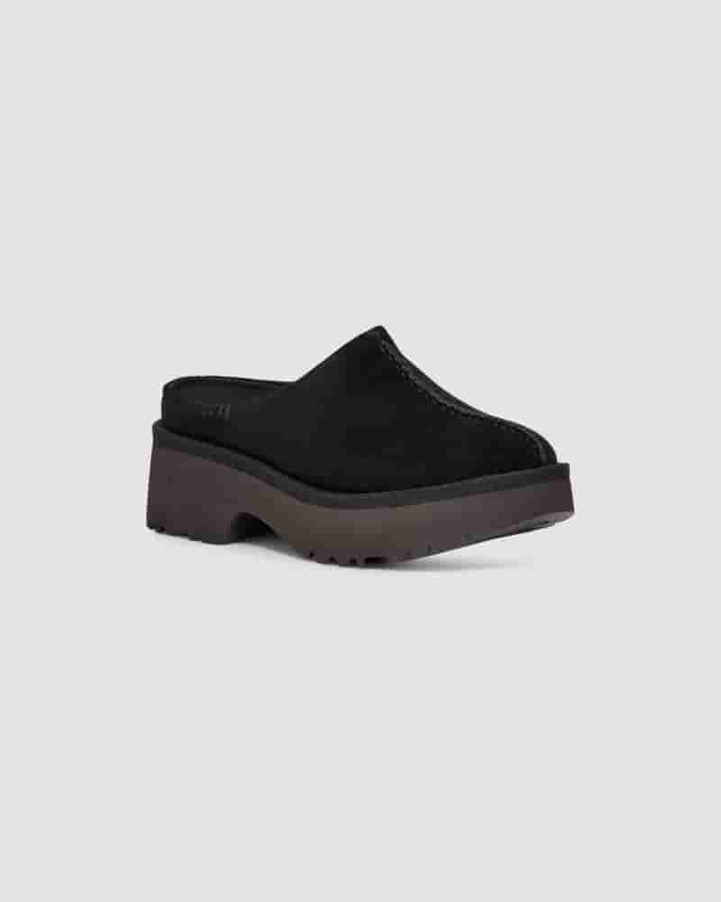 UGG New Heights Clog Ženske Tenisice Crne | HRZ8509U