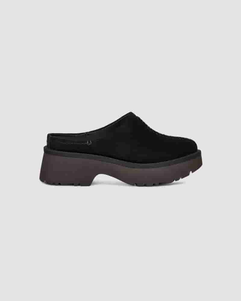 UGG New Heights Clog Ženske Tenisice Crne | HRZ8509U