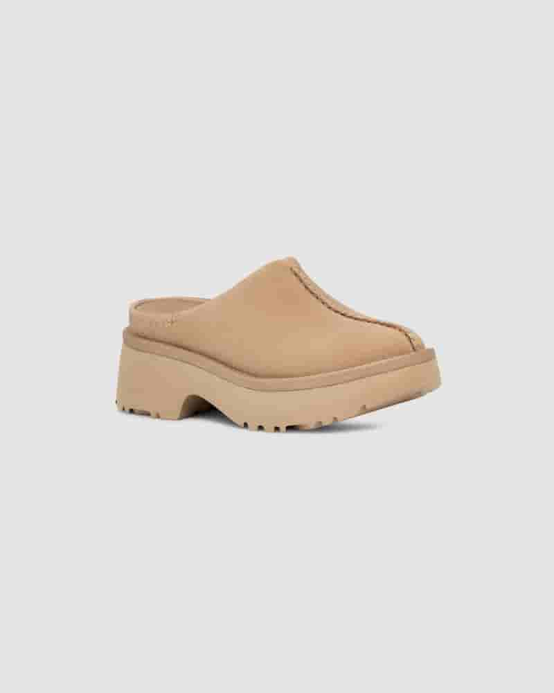 UGG New Heights Clog Ženske Tenisice Smeđe | HRX8508Y