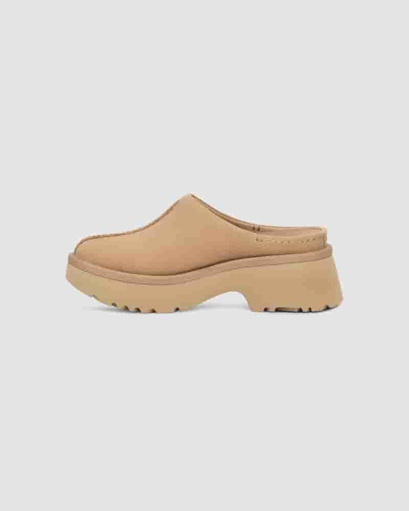 UGG New Heights Clog Ženske Tenisice Smeđe | HRX8508Y