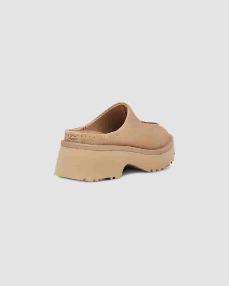 UGG New Heights Clog Ženske Tenisice Smeđe | HRX8508Y