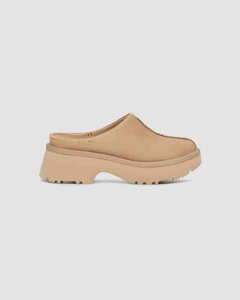 UGG New Heights Clog Ženske Tenisice Smeđe | HRX8508Y