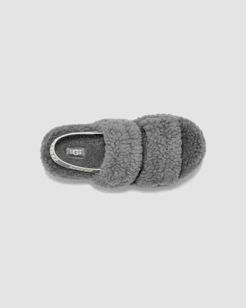 UGG Oh Fluffita Ženske Papuce Srebrne | HRK8650O