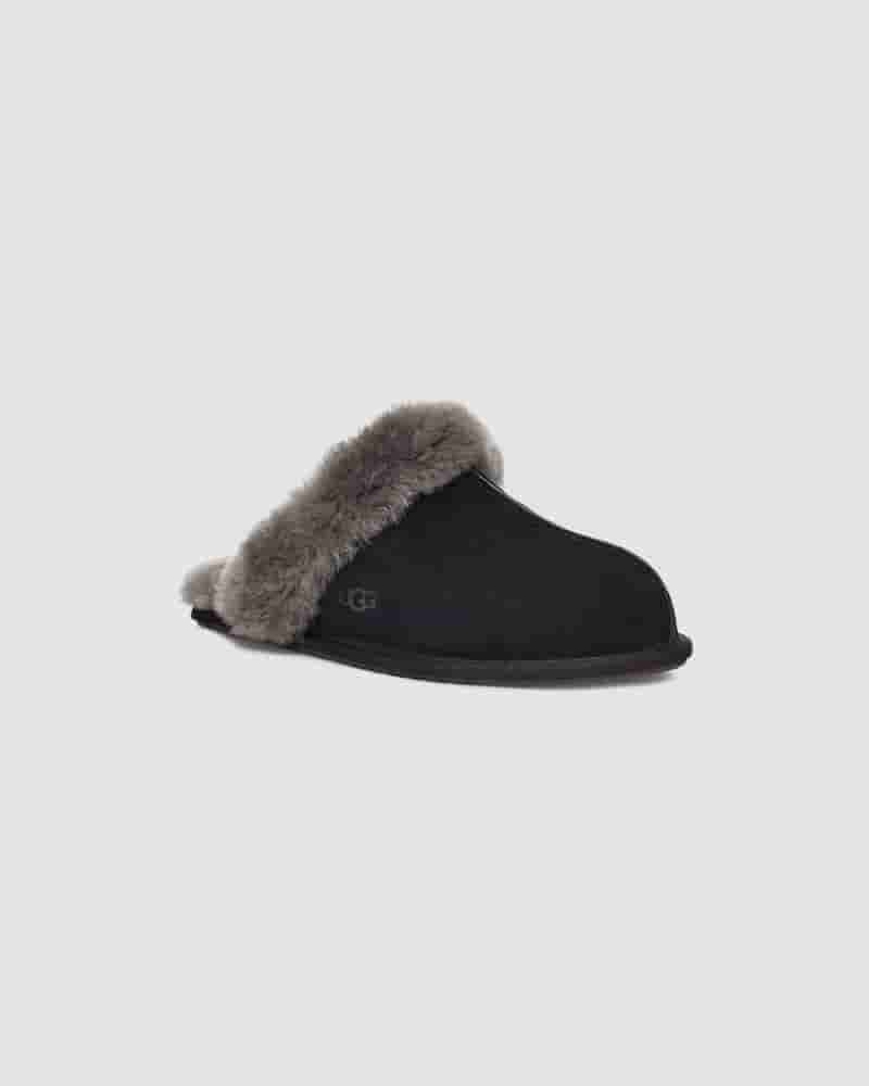 UGG Scuffette II Dječje Papuce Crne Sive | HRU8535Z