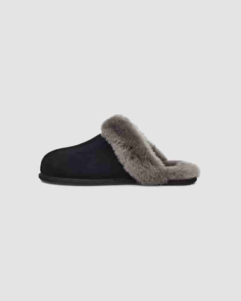 UGG Scuffette II Dječje Papuce Crne Sive | HRU8535Z