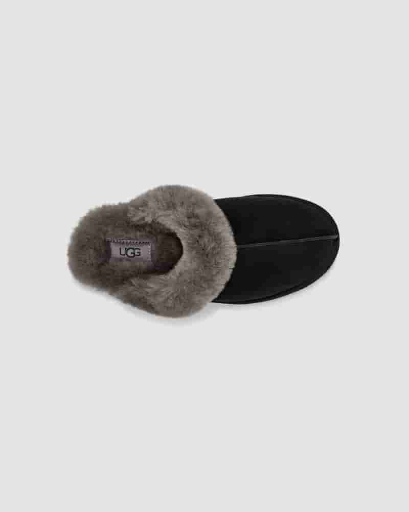 UGG Scuffette II Dječje Papuce Crne Sive | HRU8535Z