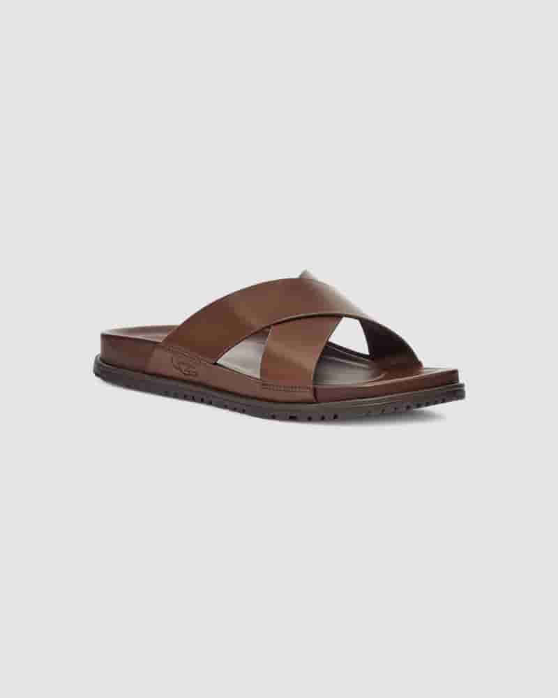 UGG Wainscott Slide Muške Sandale Kafe | HRK8598O