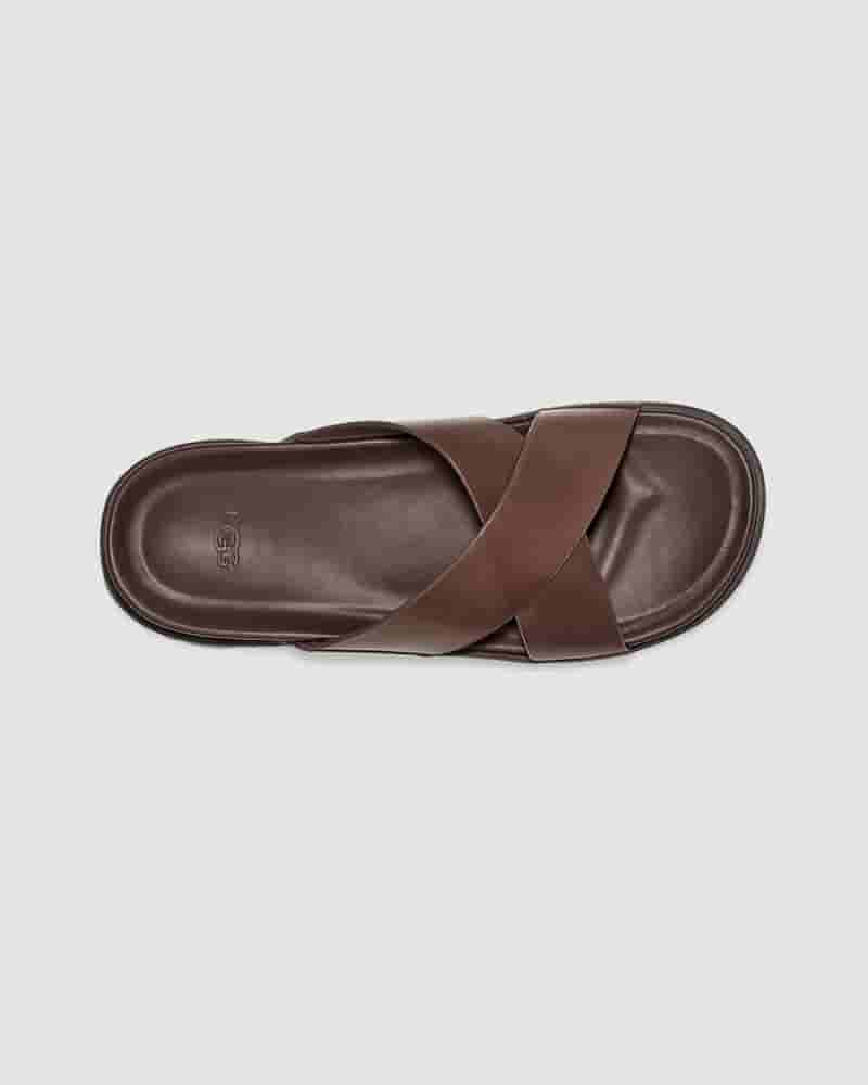 UGG Wainscott Slide Muške Sandale Kafe | HRK8598O