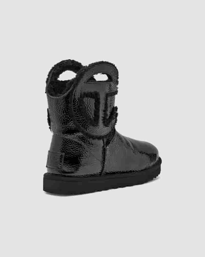 UGG X Telfar Logo Mini Crinkle Muške Cizme Crne | HRJ8616P