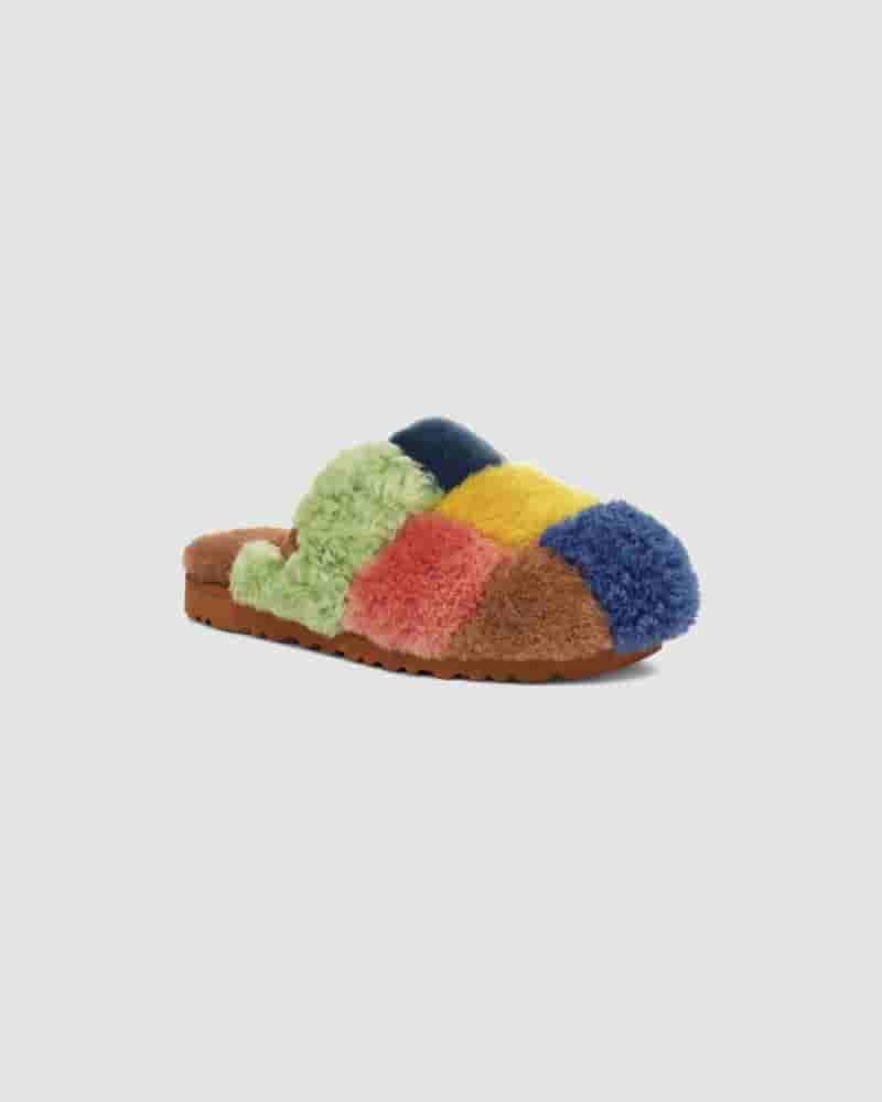 UGG X The Elder Statesman Patchwork Slide Muške Sandale Visebojne | HRF8594D