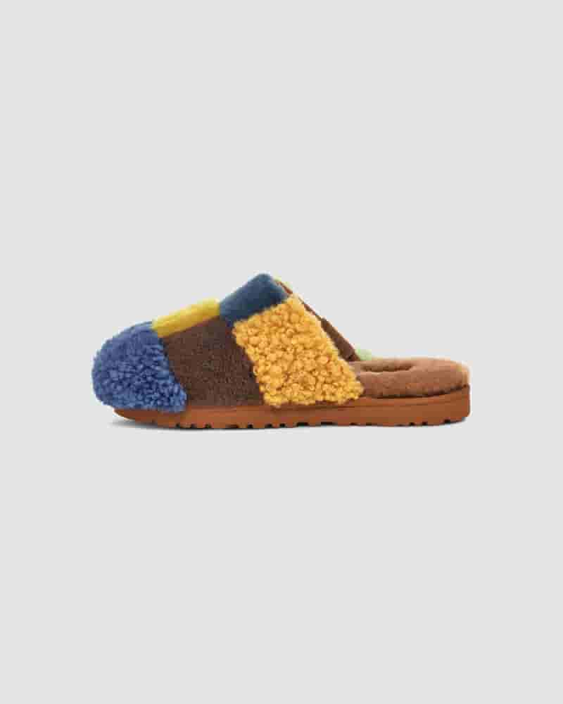 UGG X The Elder Statesman Patchwork Slide Muške Sandale Visebojne | HRF8594D