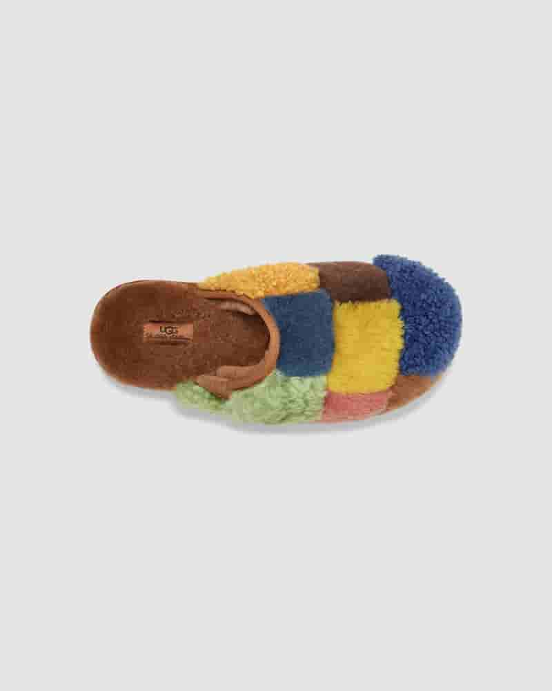 UGG X The Elder Statesman Patchwork Slide Muške Sandale Visebojne | HRF8594D